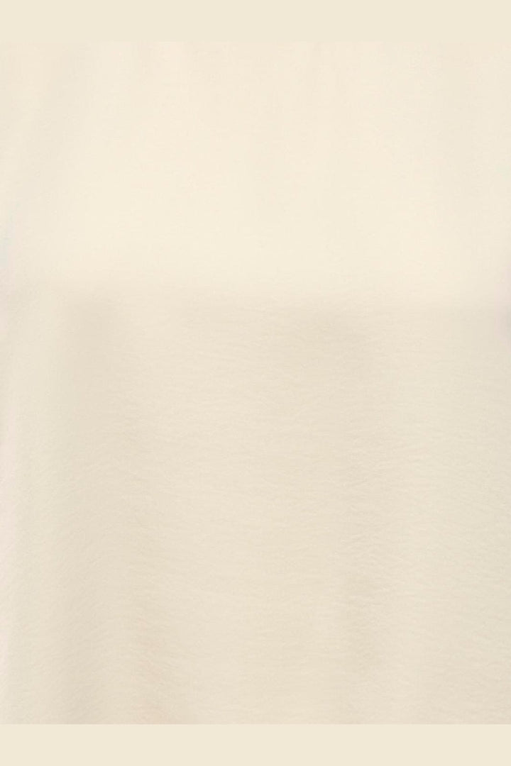 JDY - Jdyurba S/S Assymmetric Top - 5157800 Sandshell With Sandshell Lace