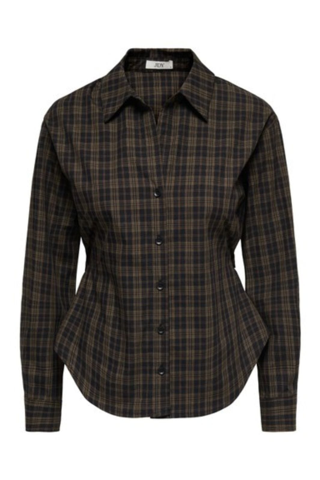 JDY - Jdywilma L/S Shirt - 5077317 Coffee Bean Monks Robe Skjorter 