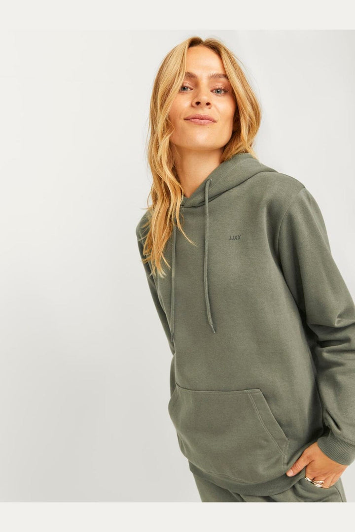 Jjxx - Jxabbie Rlx Ls Every Hood Swt - 4660876 Grape Leaf Rosin Jjxx Logo