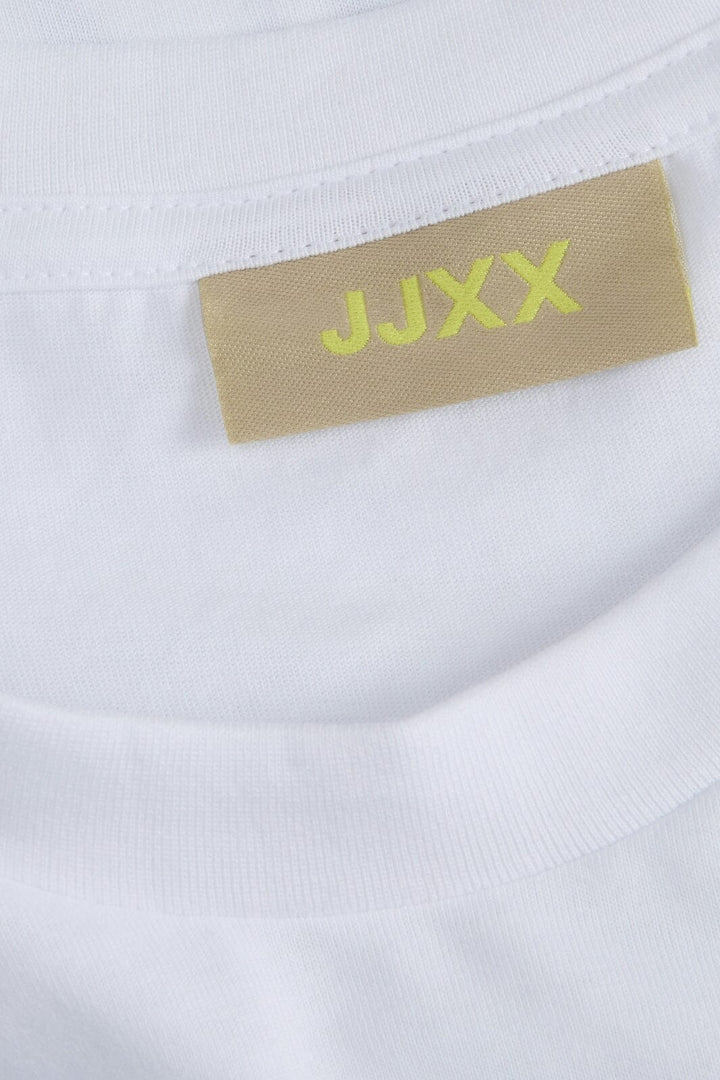 Jjxx - Jxastrid Sl Boxy Print Tee - 4798971 Bright White Slow Sunday T-shirts 