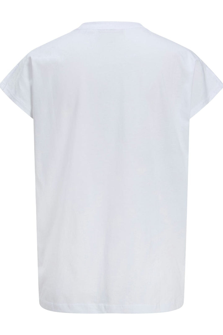 Jjxx - Jxastrid Sl Boxy Print Tee - 4798971 Bright White Slow Sunday T-shirts 