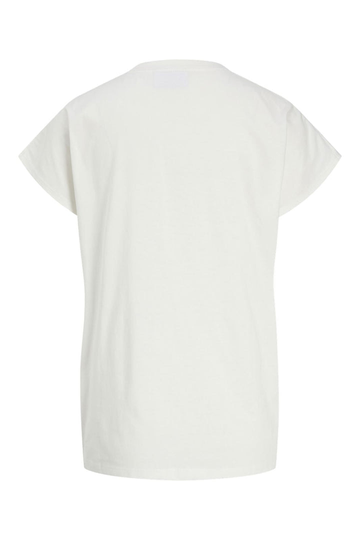 Jjxx - Jxastrid Sl Boxy Print Tee - 4885027 Blanc De Blanc Nature Club