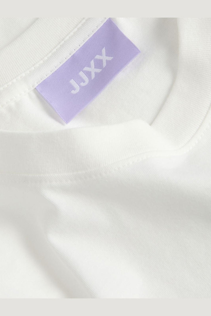 Jjxx - Jxastrid Sl Boxy Print Tee - 4885027 Blanc De Blanc Nature Club