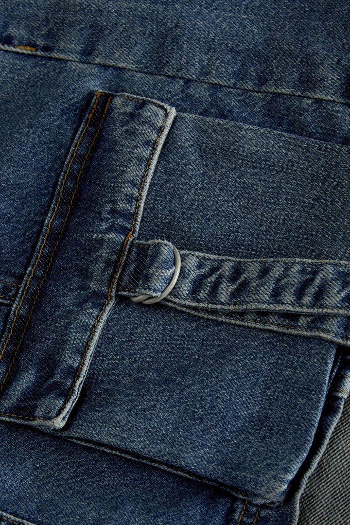 Jjxx - Jxcalia Cargo Skirt 12272944 - 4712723 - Medium Blue Denim