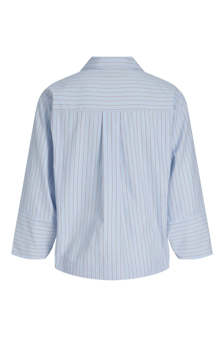 Jjxx - Jxcaro Poplin Ls Blouse - 4954863 Skyway Cabernet + Blanc De Blanc