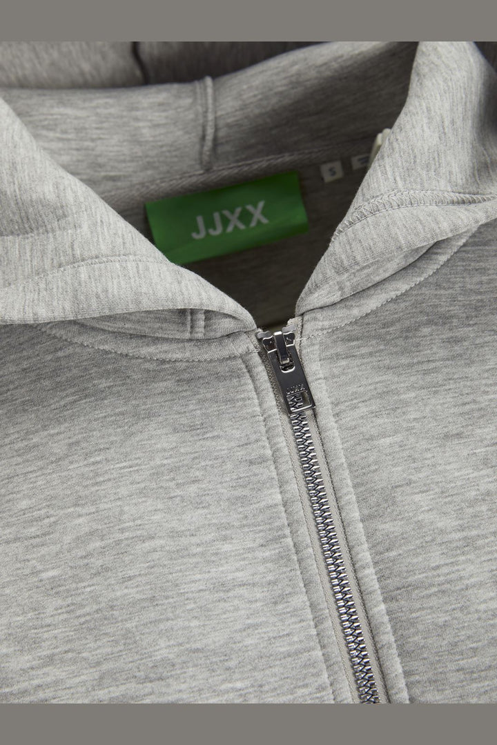 Jjxx - Jxemma Ls Scuba Hood Swt - 4631878 Light Grey Melange