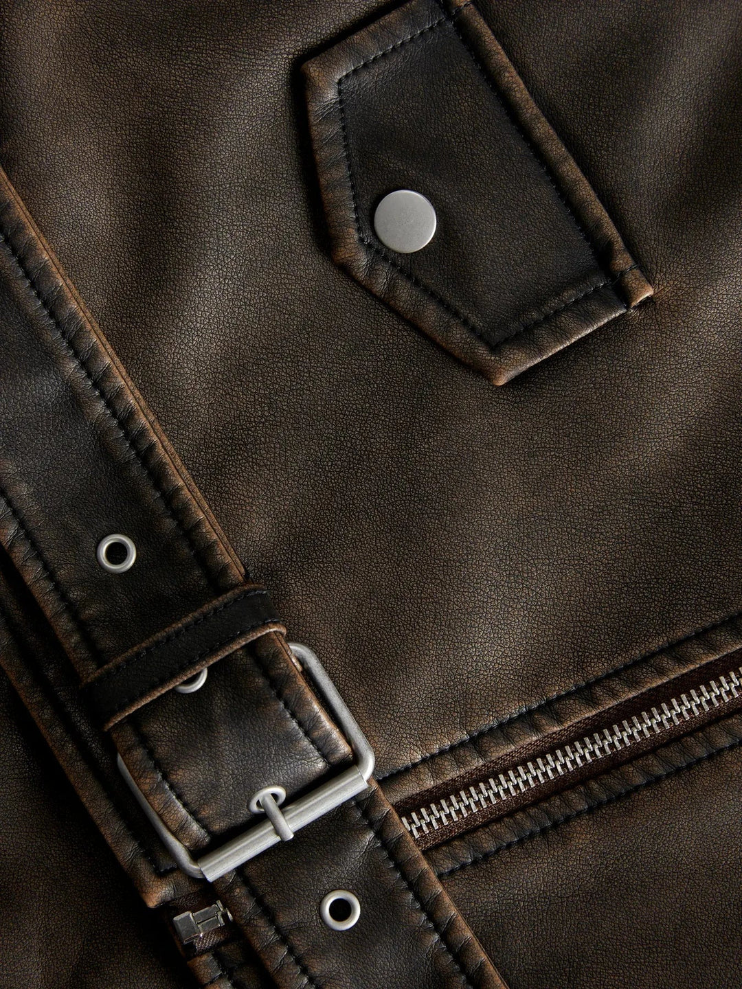 Jjxx - Jxfrida Washed Biker Jkt Sn - 4773973 Bracken Washed Jakker 