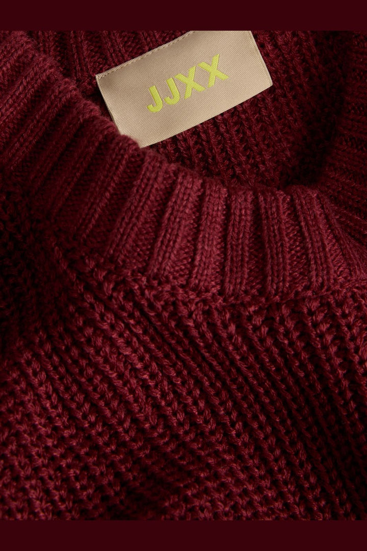 Jjxx - Jxglobal Crew Neck Knit - 4897324 Cabernet