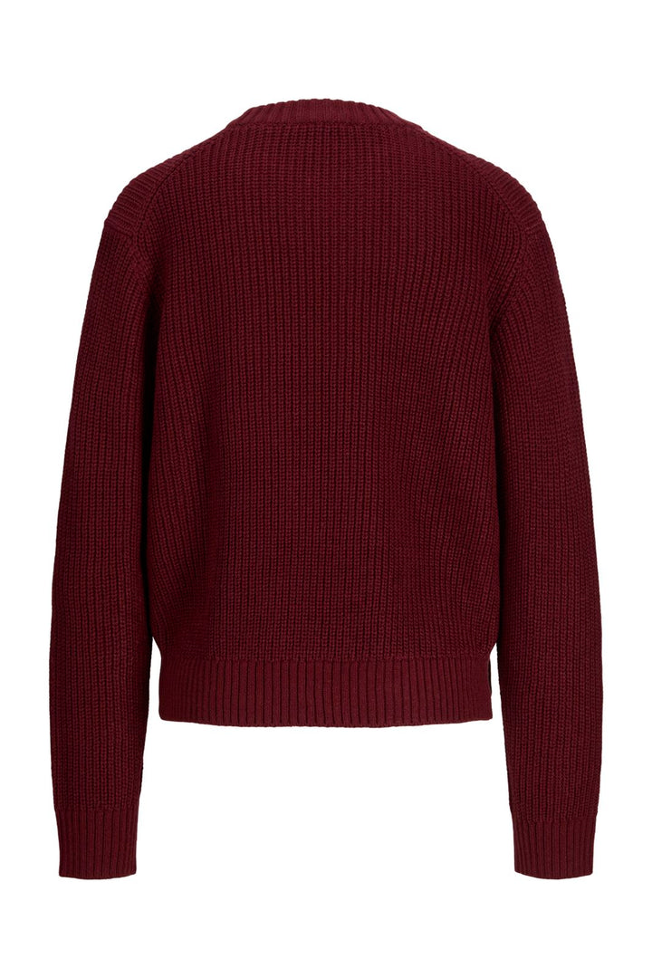Jjxx - Jxglobal Crew Neck Knit - 4897324 Cabernet