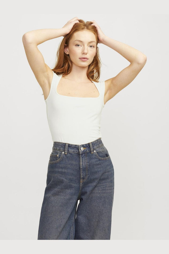 Jjxx - Jxisabella Gigi Str Sl Top - 4576219 Vanilla Ice