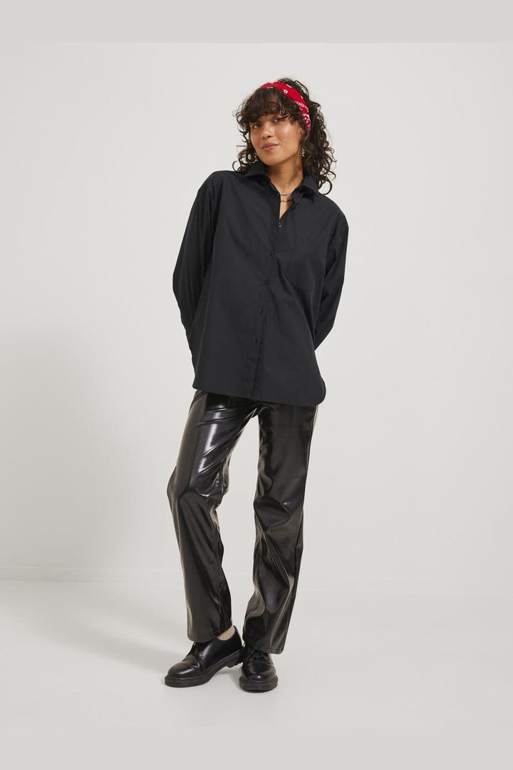 Jjxx - Jxjamie Ls Relaxed Poplin Shirt - 3859304 Black