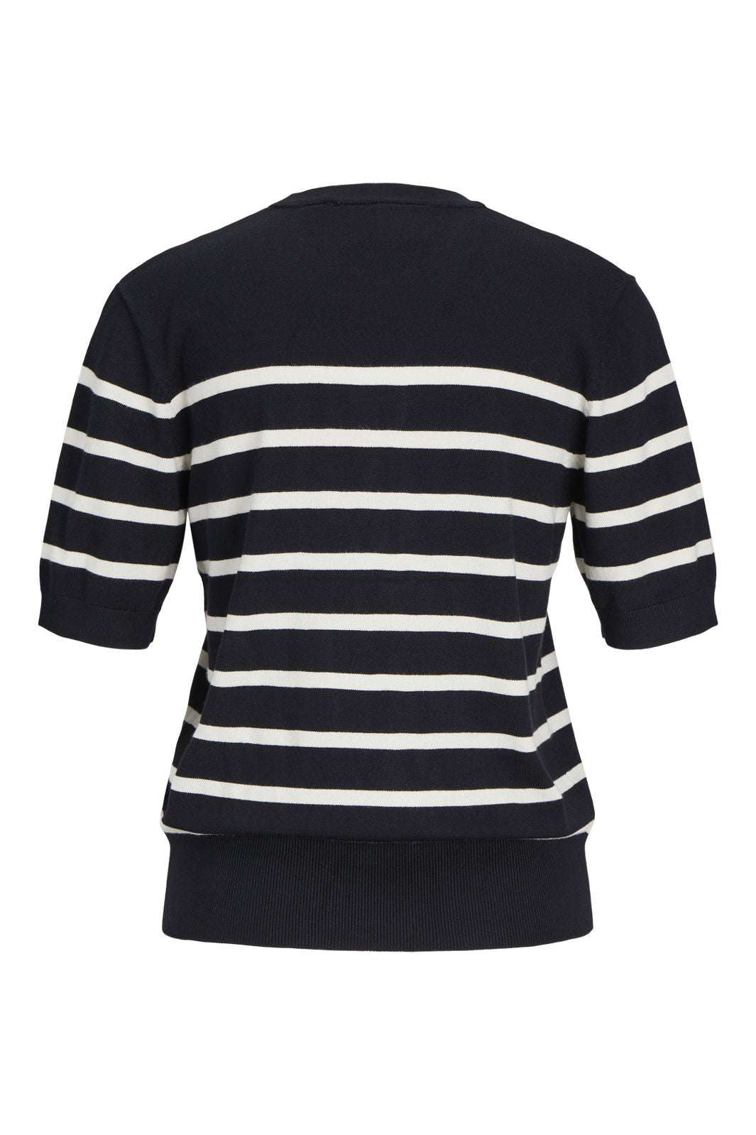 Jjxx - Jxlayla Comfy Ss Knit - 4480602 Black /Vanilla Ice