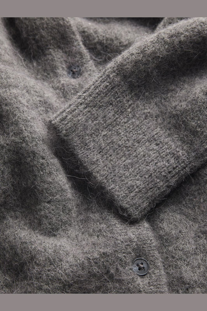 Jjxx - Jxmatilda Wool Blend Cardigan Knit - 4898052 Dark Grey Melange