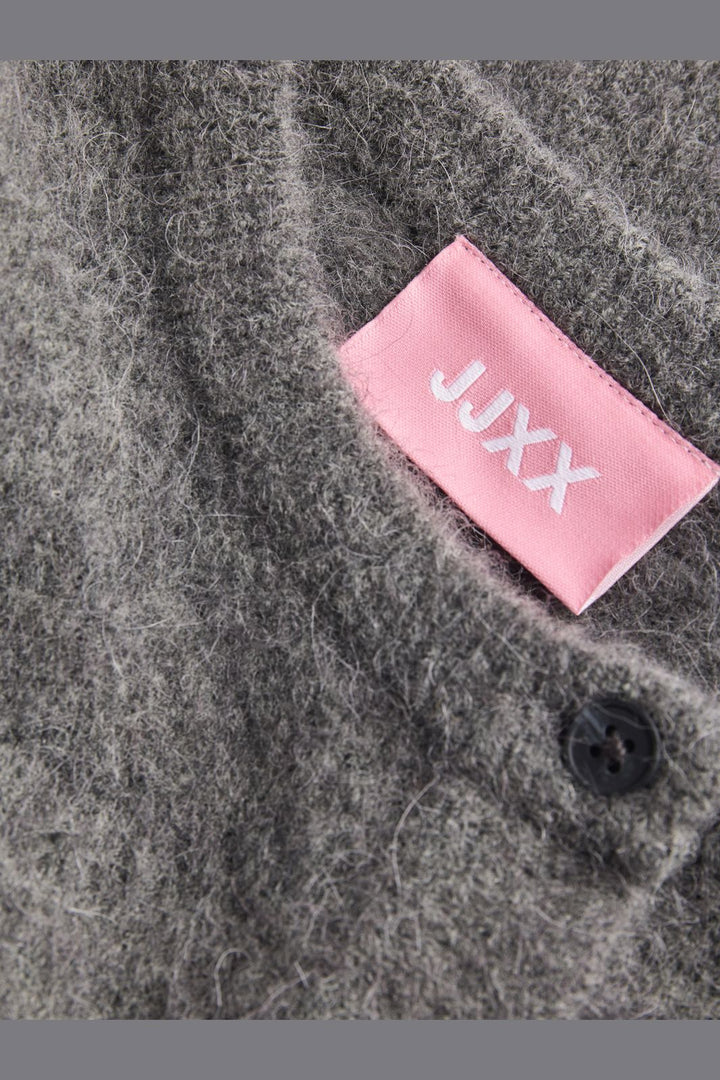 Jjxx - Jxmatilda Wool Blend Cardigan Knit - 4898052 Dark Grey Melange