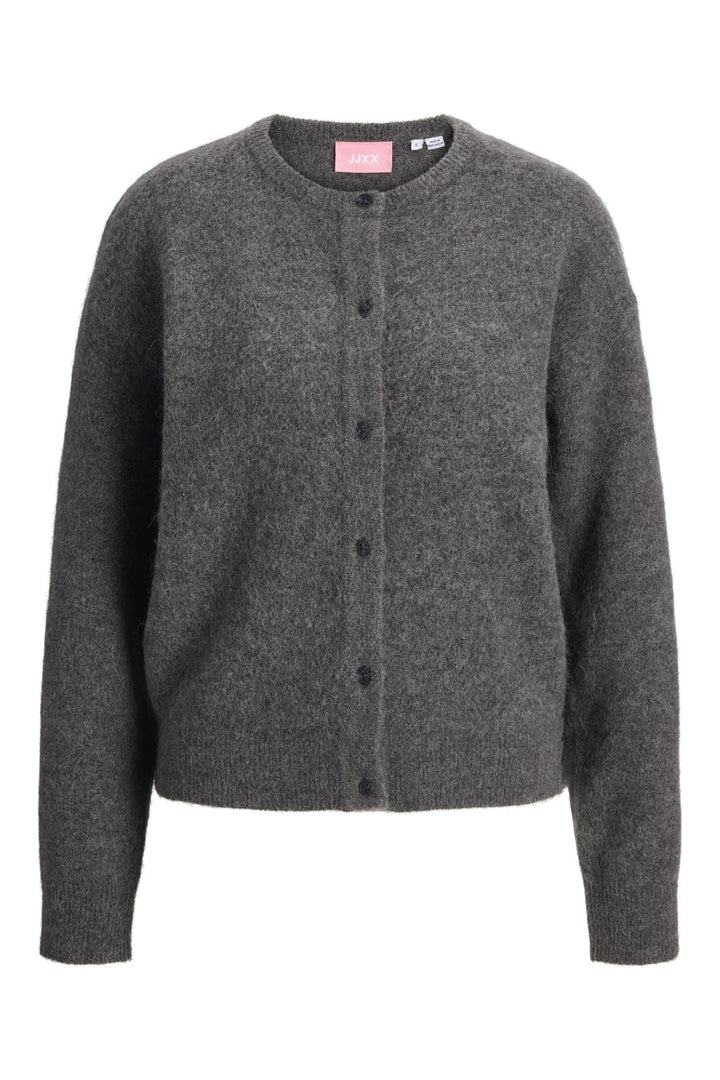 Jjxx - Jxmatilda Wool Blend Cardigan Knit - 4898052 Dark Grey Melange
