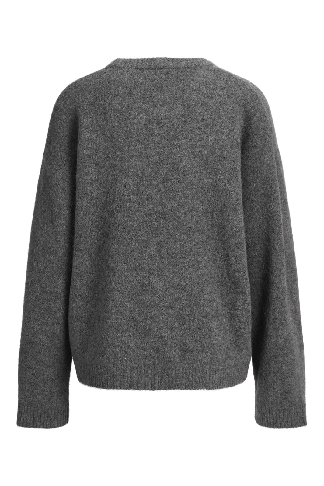 Jjxx - Jxmatilda Wool Blend Crew Neck Knit - 4895574 Dark Grey Melange
