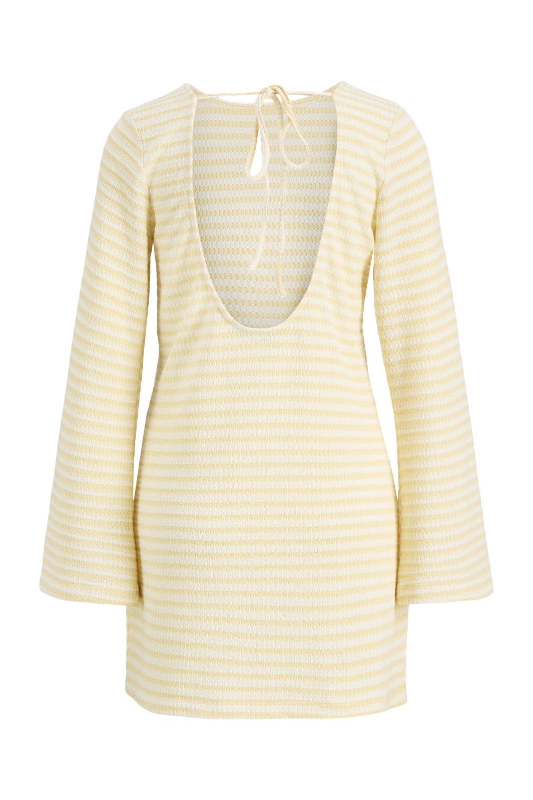 Jjxx - Jxsiena Ls Open Back Dress - 5020988 Sunlight Vanilla Ice