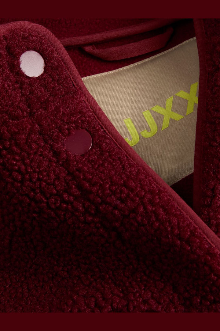 Jjxx - Jxvera Teddy Jacket Sn - 4908952 Cabernet