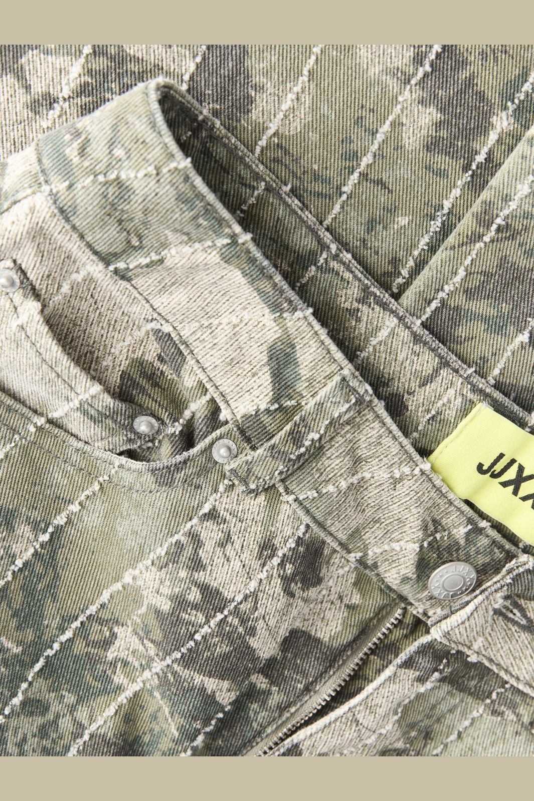 Jjxx - Jxzoe Sille Wide Pants Ln - 5133188 Dusky Green Forrest