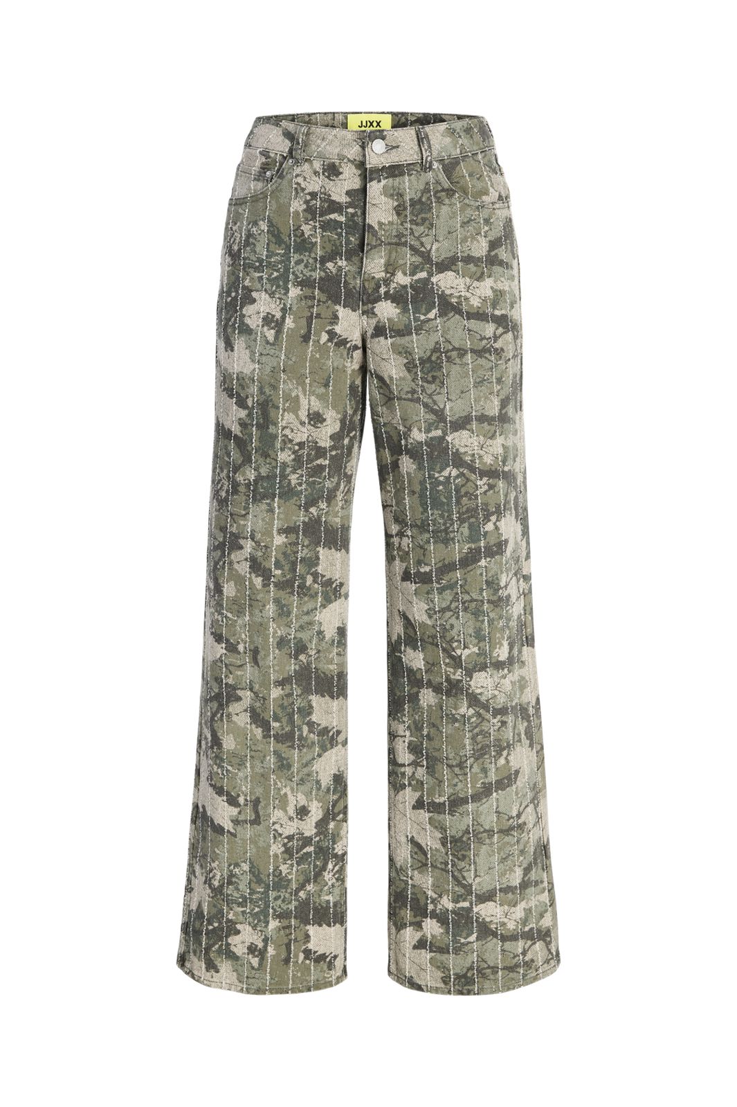 Jjxx - Jxzoe Sille Wide Pants Ln - 5133188 Dusky Green Forrest