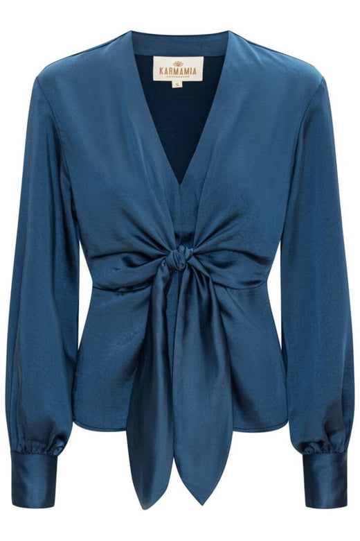 Karmamia - Blair Blouse 2301 - Rich Cerulean Blue Bluser 