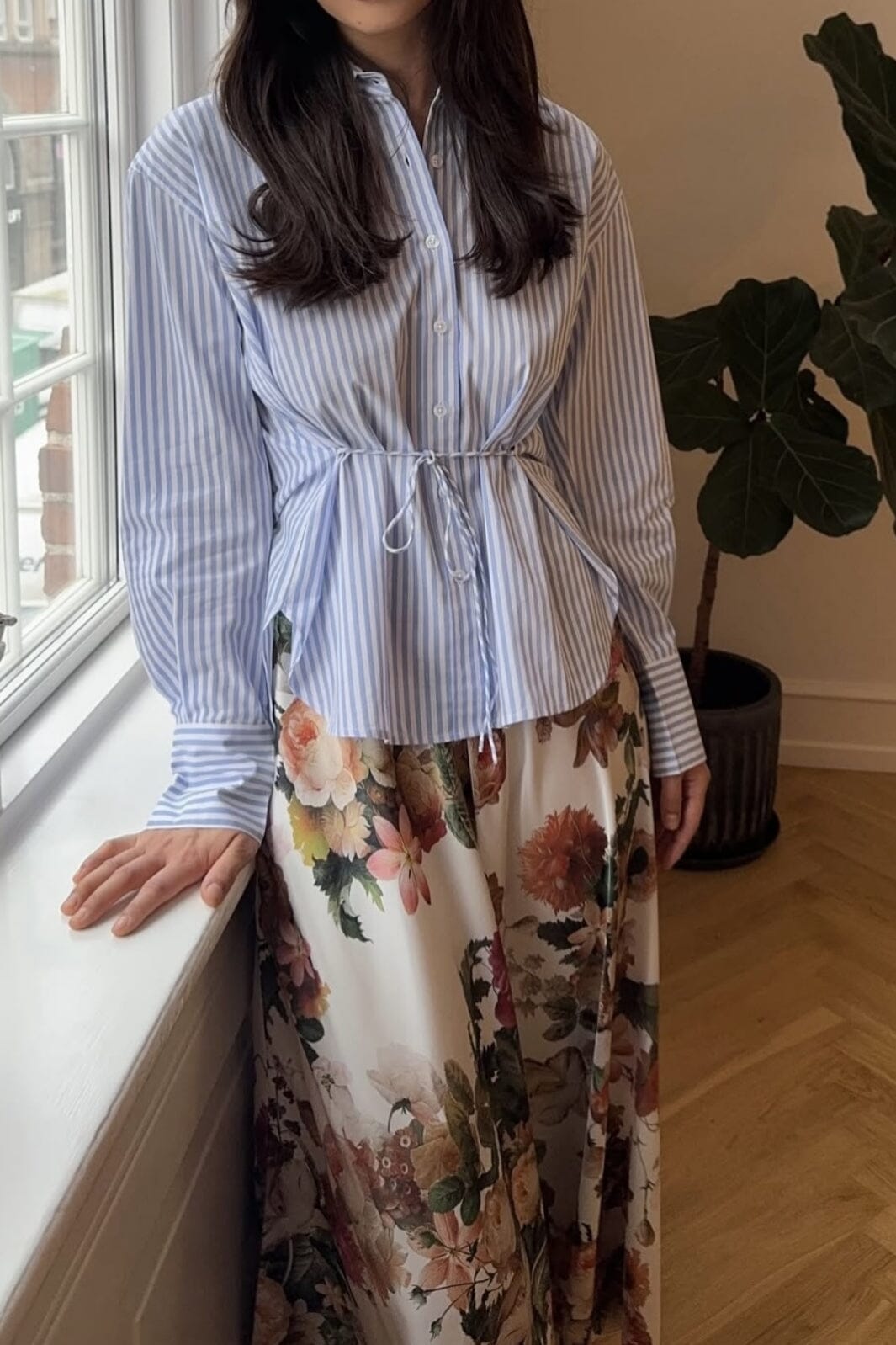 Karmamia - Edie Shirt 2100 - Sky Stripe Skjorter 