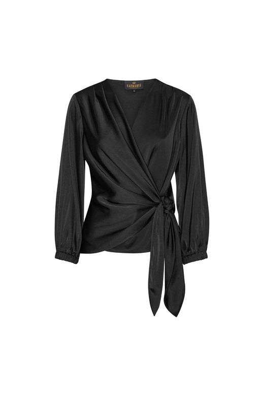 Karmamia - Elena Blouse 2212 - Semi Rich Black