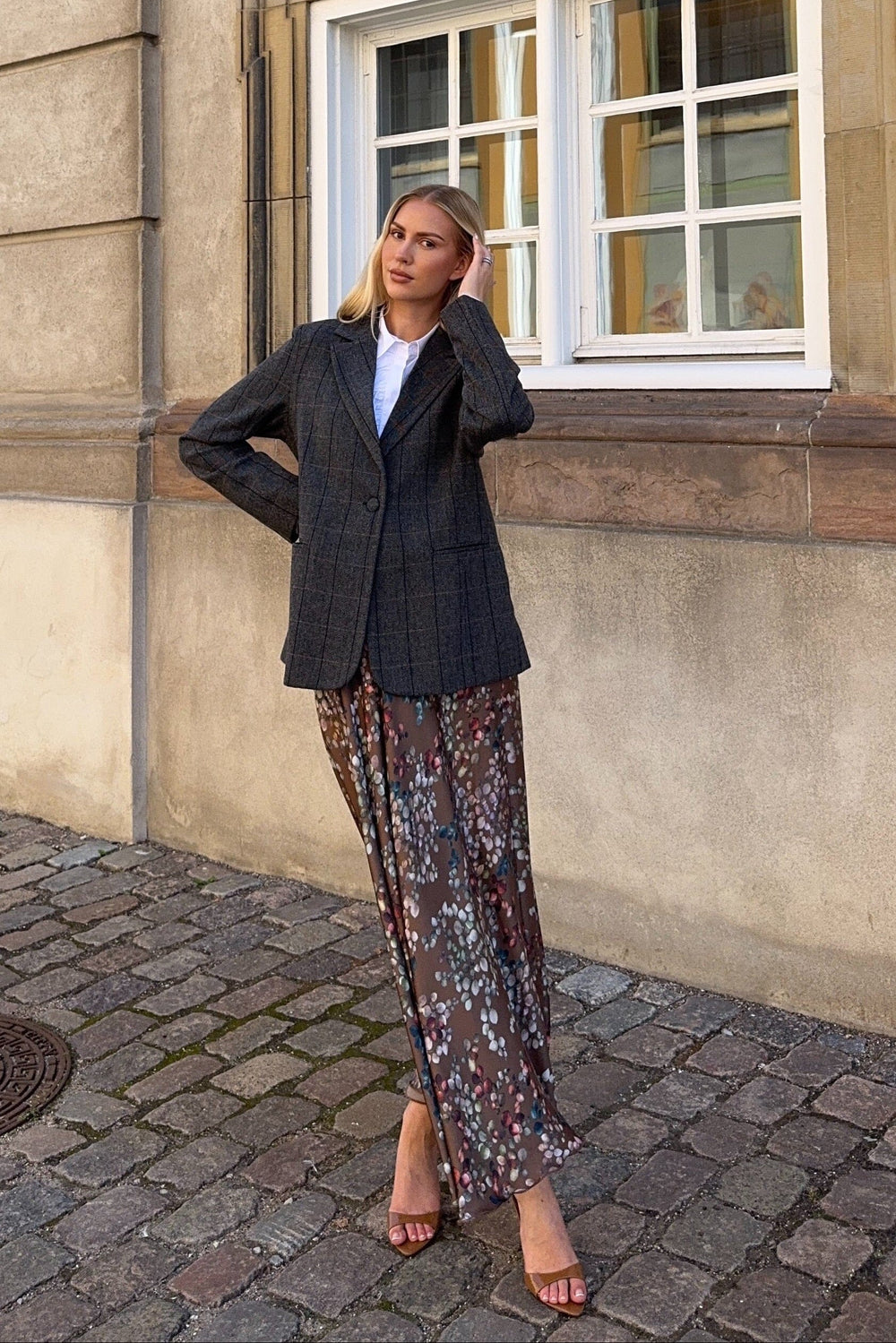 Karmamia - Savannah Skirt 2224 - Melange Brown Nederdele 