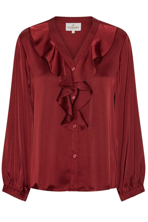 Karmamia - Sophia Blouse 2302 - Semi Rich Merlot