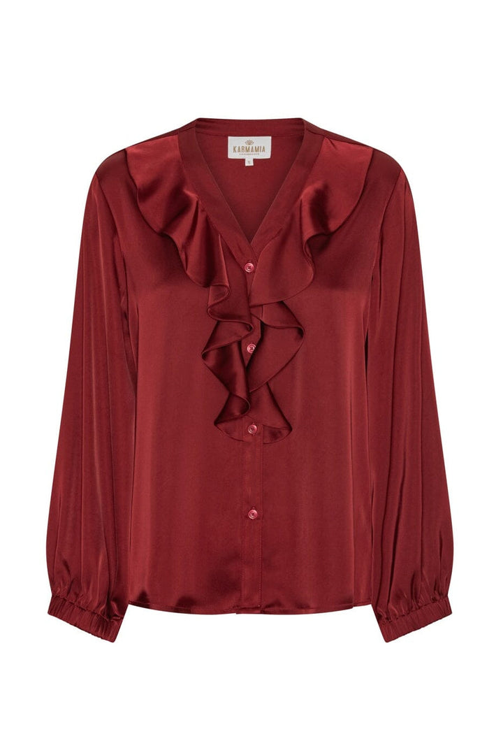 Karmamia - Sophia Blouse 2302 - Semi Rich Merlot