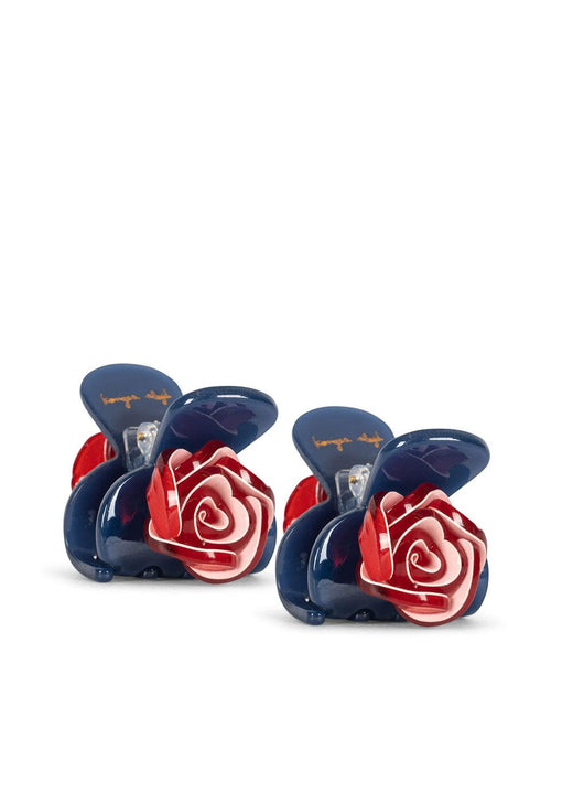 Konges Sløjd - 2 Pack Rose Hair Claw Small Ks105855 - Total Eclipse