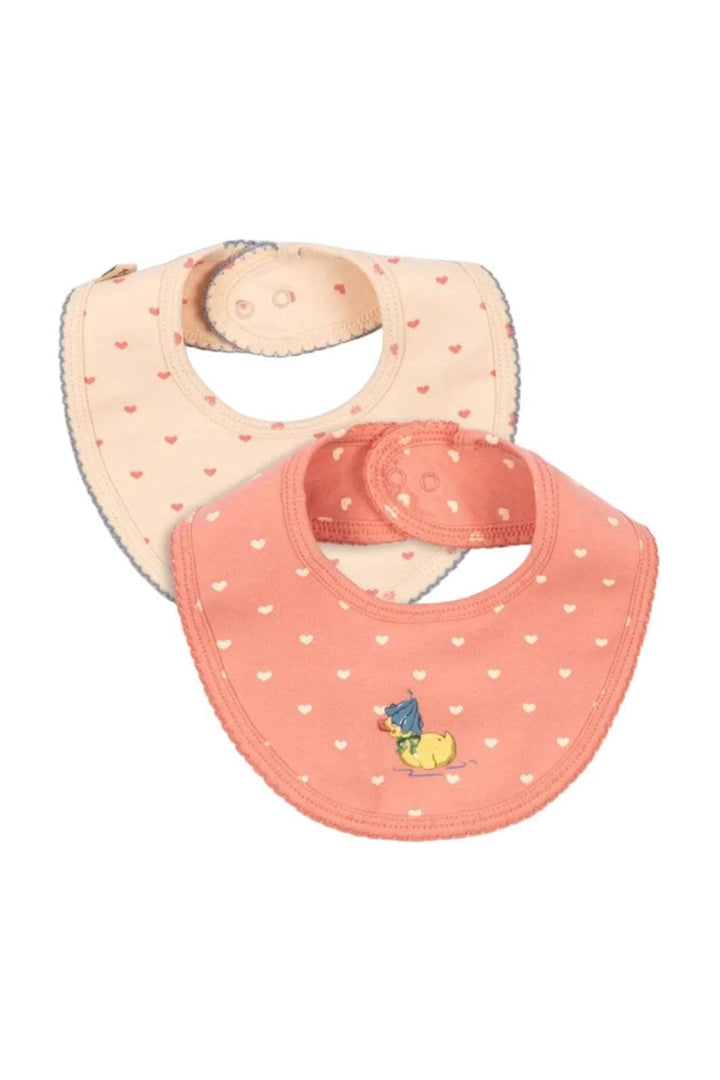 Konges Sløjd - Basic 2 Pack Bibs Ks105887 - Coeur Lantana/teddy Coeur