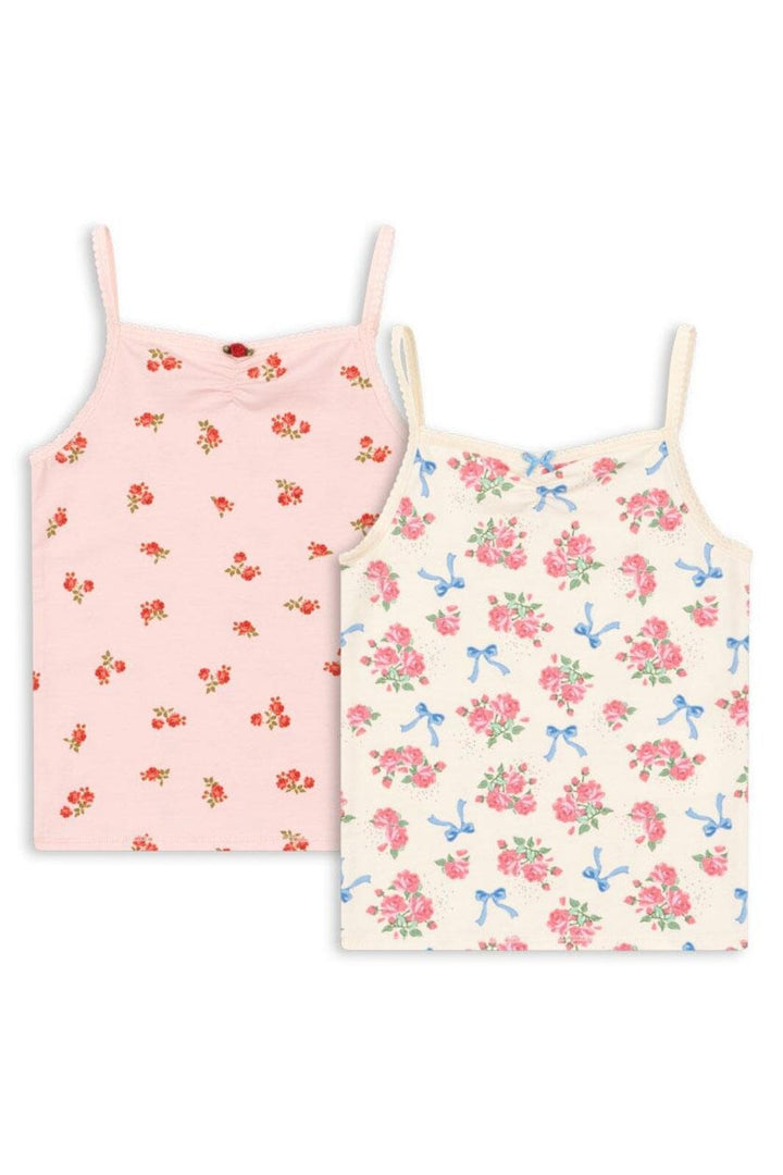 Konges Sløjd - Basic 2 Pack Strap Top Gots Ks103696 - Bella Rosita/rosa Pink