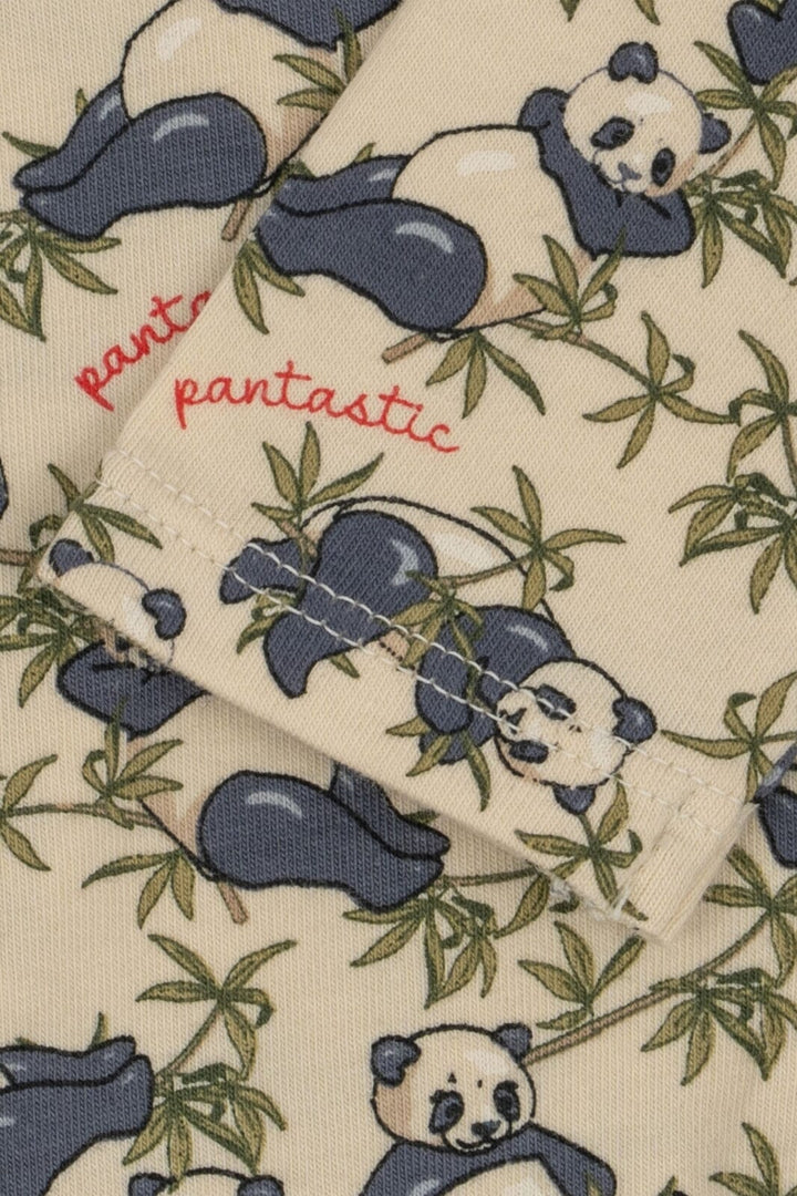 Konges Sløjd - Basic Newborn Body Gots - Panda Bodystockings 
