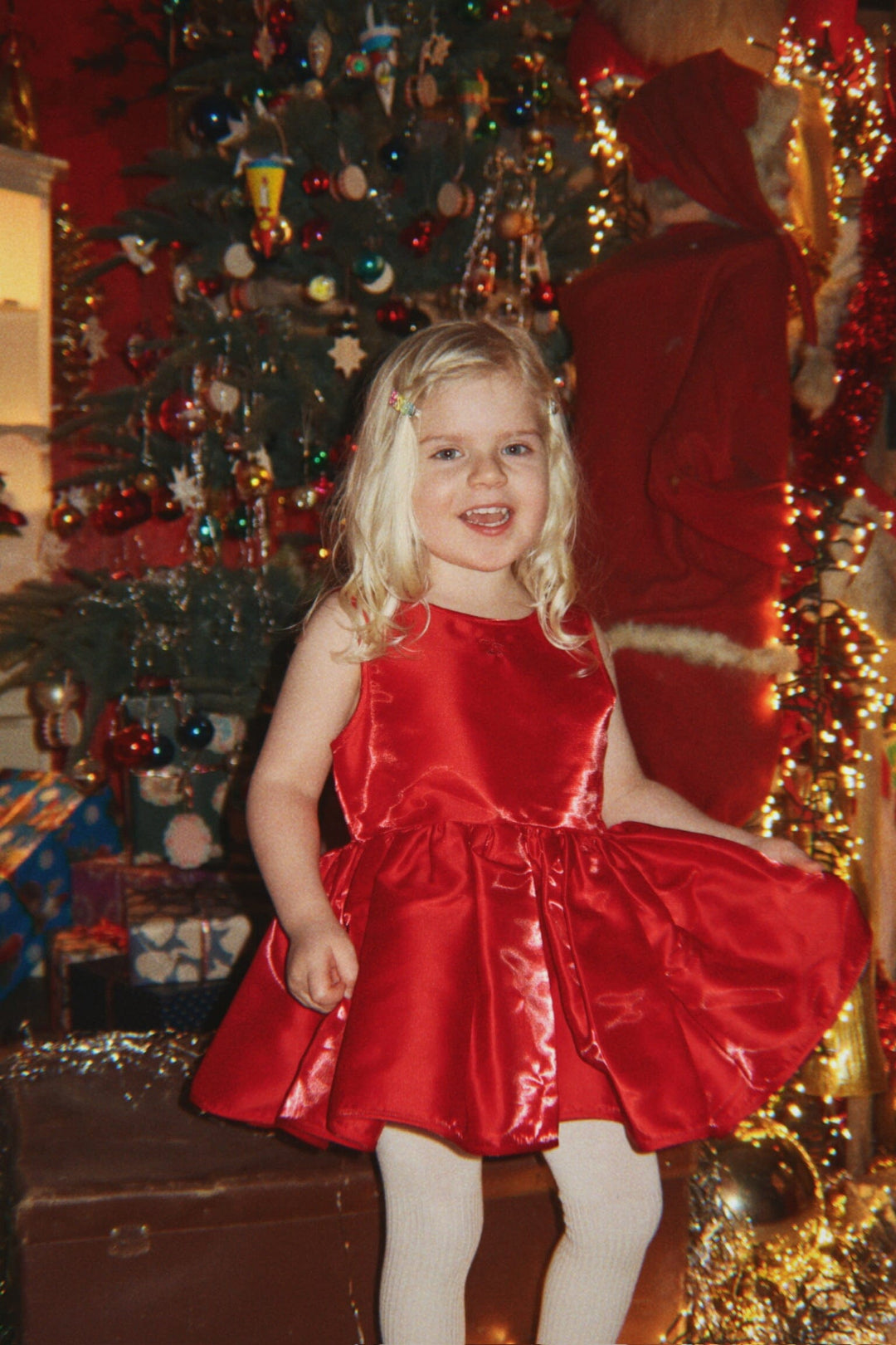 Konges Sløjd - Bellis Dress Grs Ks106389 - Barbados Cherry Kjoler 