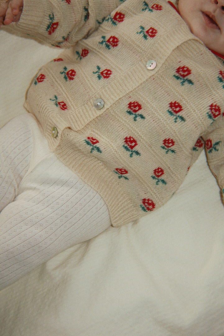 Konges Sløjd - Belou Collar Cardigan Ks106393 - Rose Cardigans 