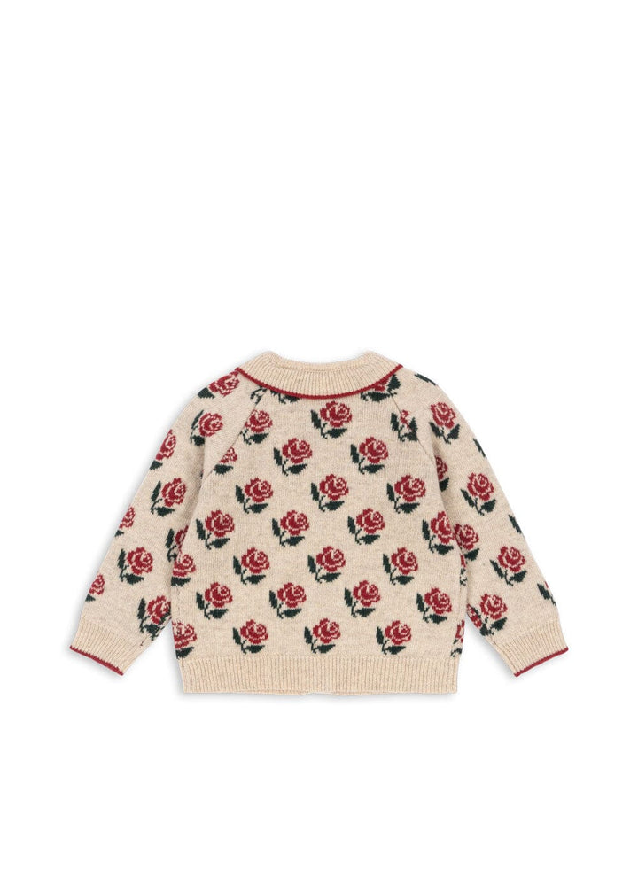 Konges Sløjd - Belou Knit Collar Cardigan Ks104226 - Rose Cardigans 