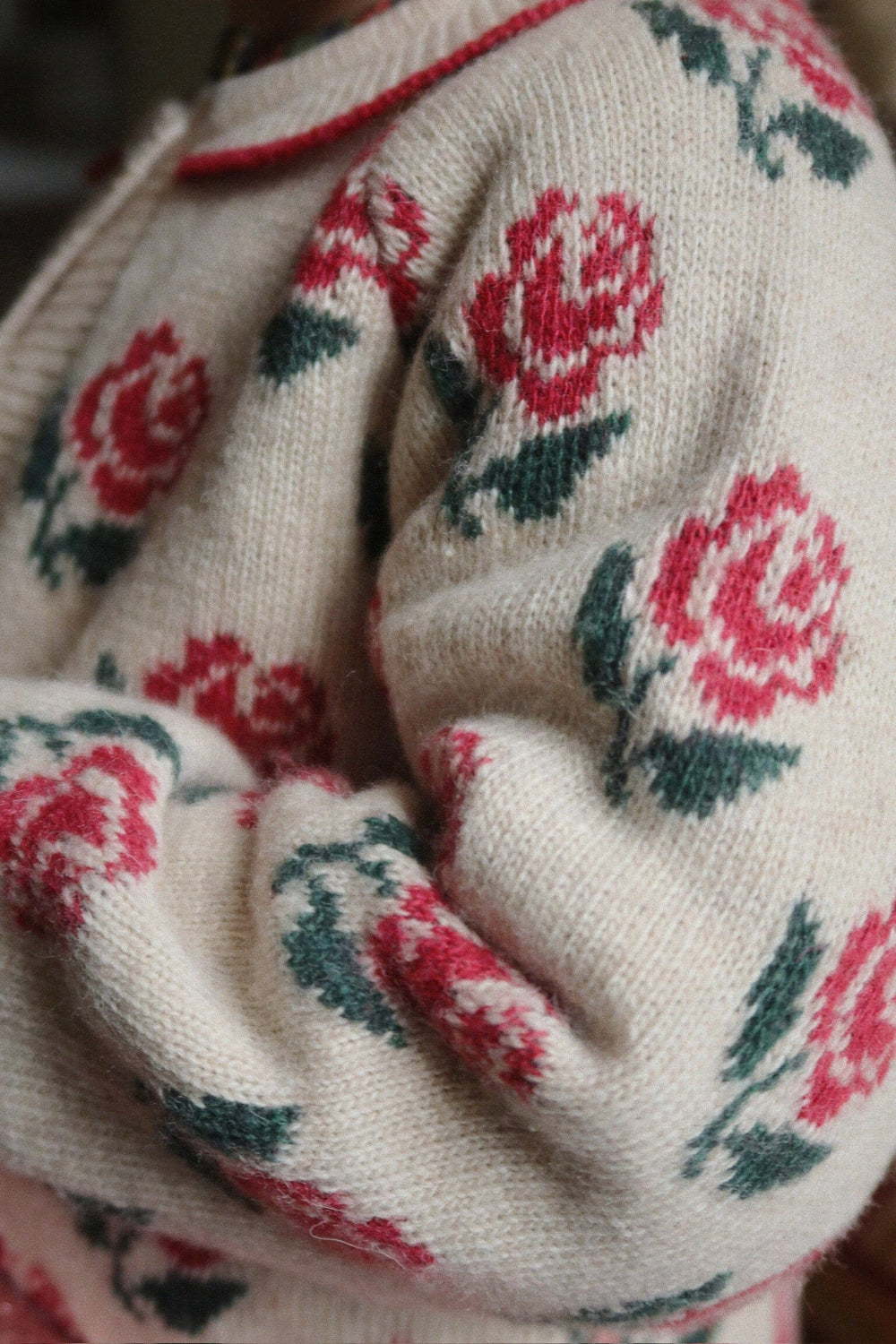 Konges Sløjd - Belou Knit Collar Cardigan Ks104226 - Rose Cardigans 