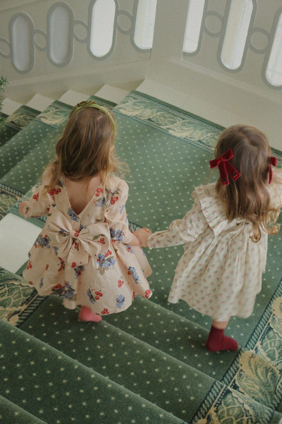 Konges Sløjd - Cianna Ls Bow Dress Gots Ks104262 - Verona Blues Kjoler 