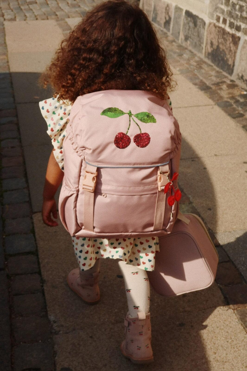 Konges Sløjd - Clover Schoolbag Ks103457 - Mahogany Rose