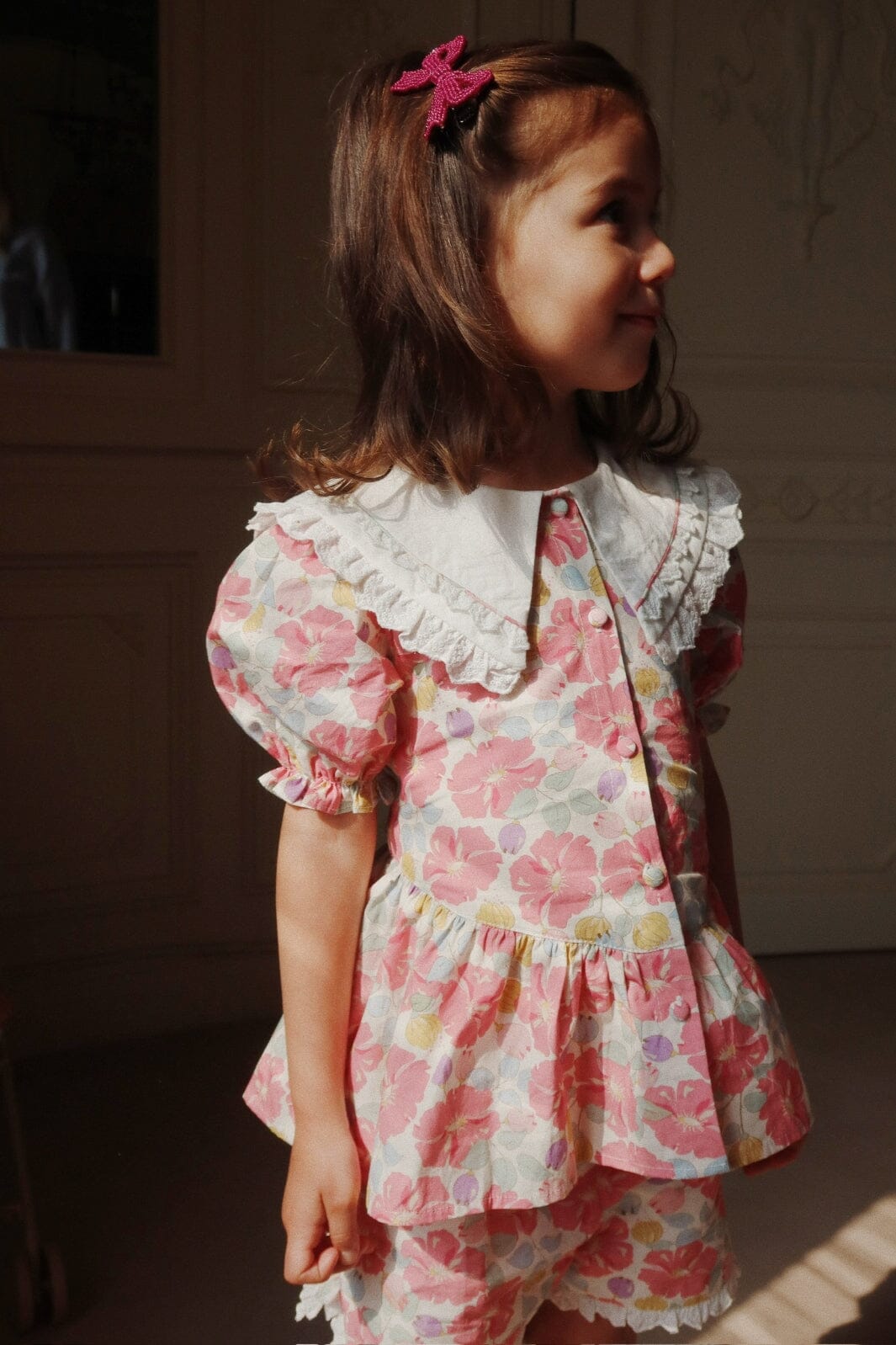 Konges Sløjd - Coeur Collar Shirt Gots Ks102850 - Fleur Anglaise