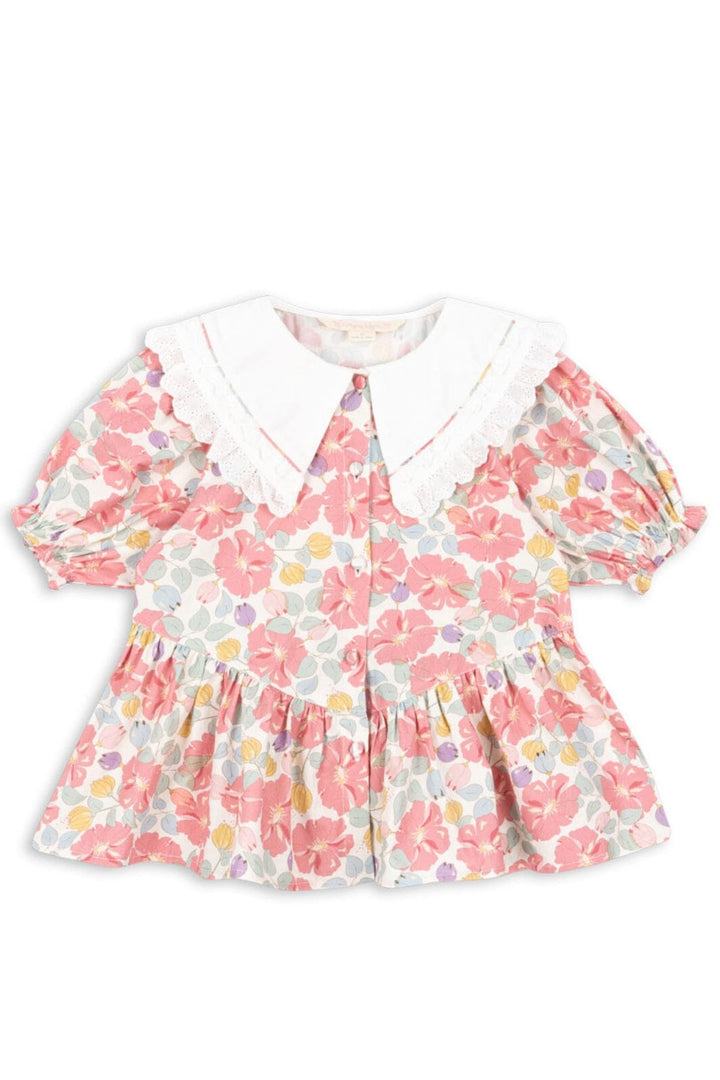Konges Sløjd - Coeur Collar Shirt Gots Ks102850 - Fleur Anglaise
