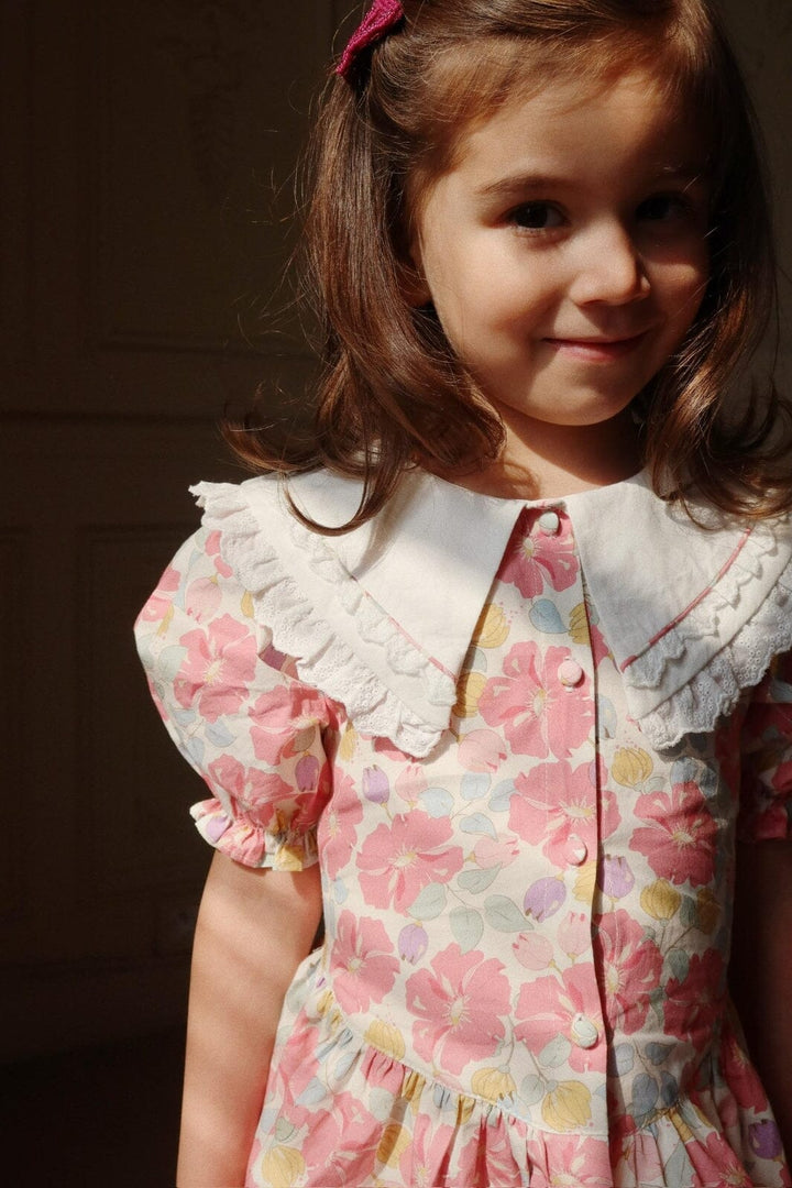 Konges Sløjd - Coeur Collar Shirt Gots Ks102850 - Fleur Anglaise