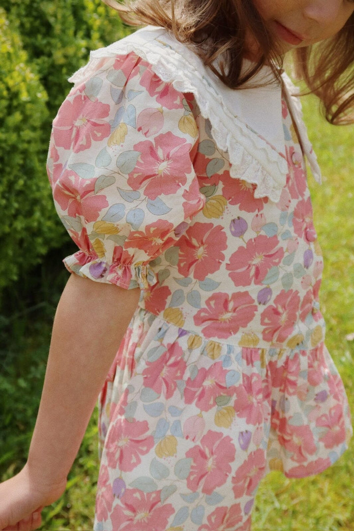 Konges Sløjd - Coeur Collar Shirt Gots Ks102850 - Fleur Anglaise