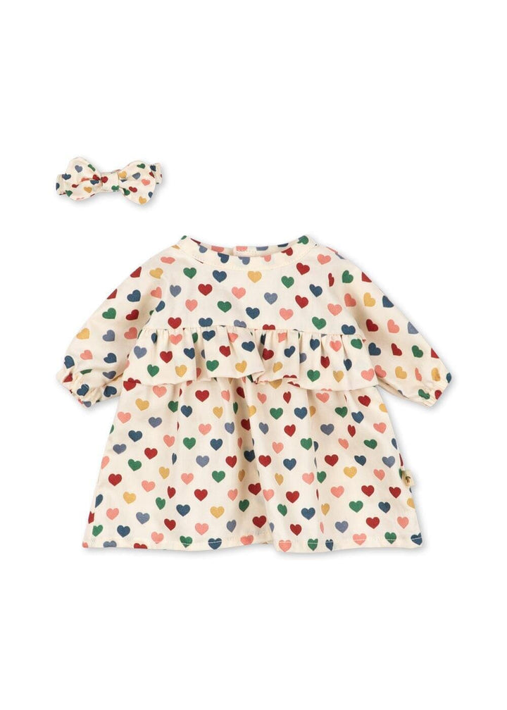 Konges Sløjd - Doll Clothes Set Gots Ks106452 - Coeur Coloré