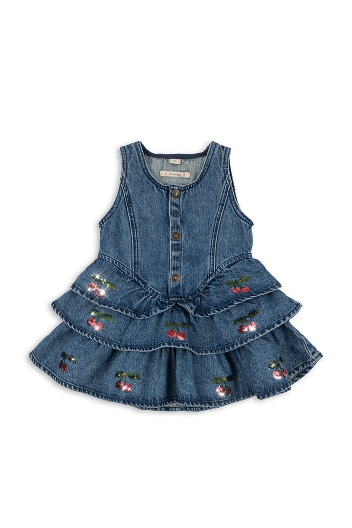 Konges Sløjd - Elba Dress Gots Ks104392 - Denim Blue Kjoler 