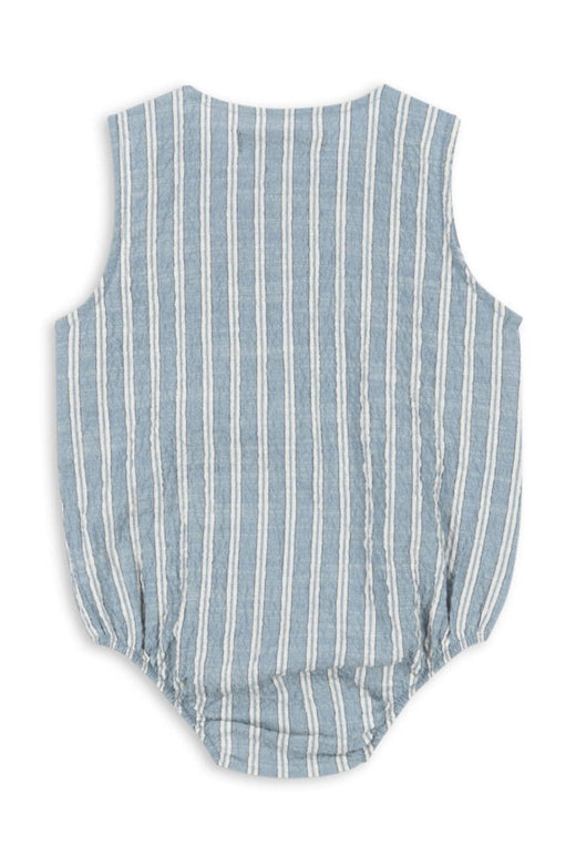 Konges Sløjd - Elliot Romper Gots Ks104779 - Trio Bleu Stripe