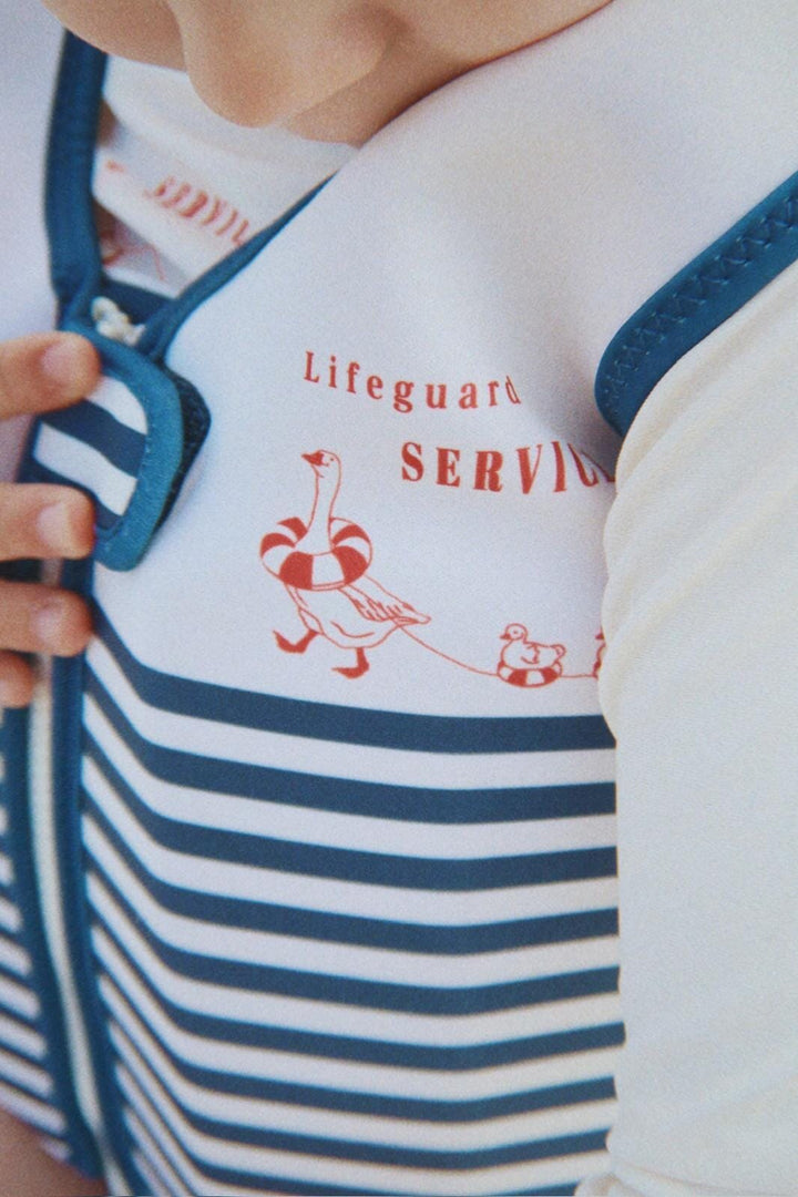 Konges Sløjd - Ellis Swim Vest Ks105352 - Marin Stripe