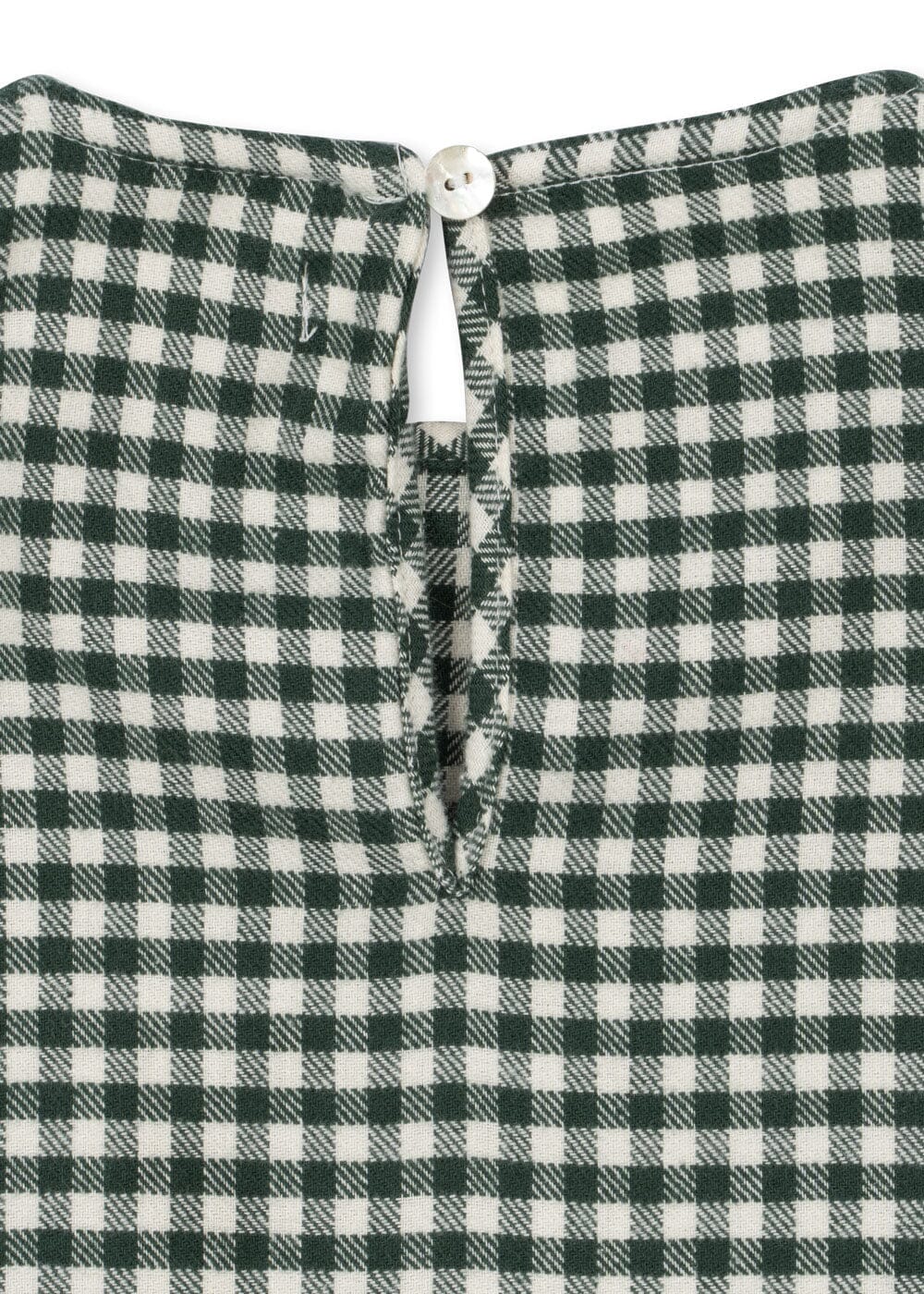 Konges Sløjd - Foret Dress Gots Ks104193 - Green Check Kjoler 