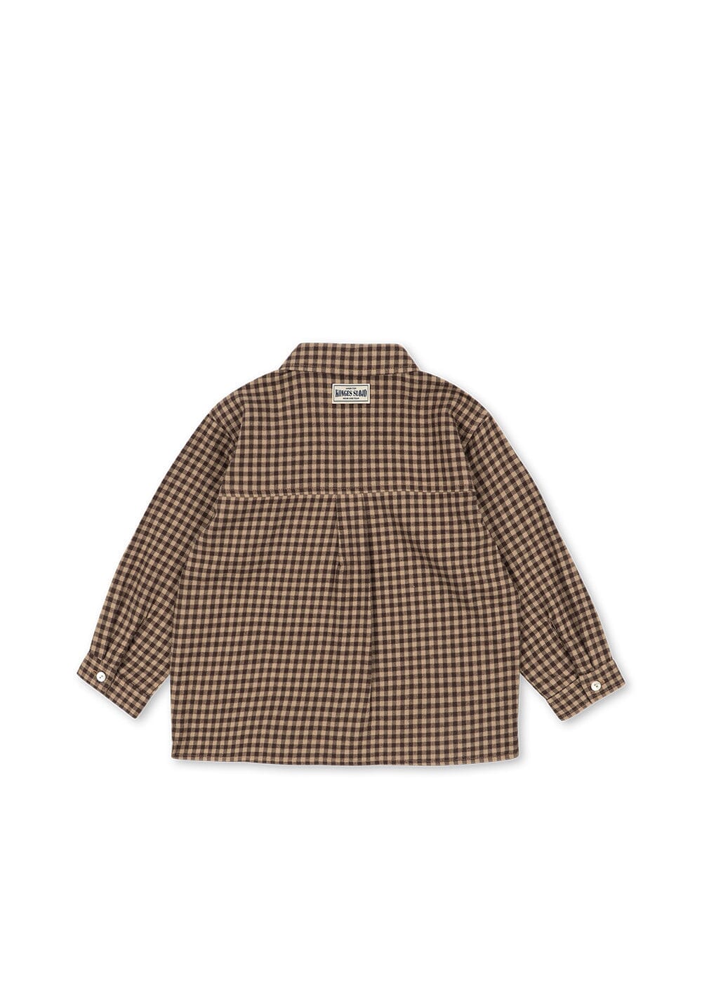 Konges Sløjd - Foret Ls Shirt Gots Ks106474 - Chocolate Check Skjorter 